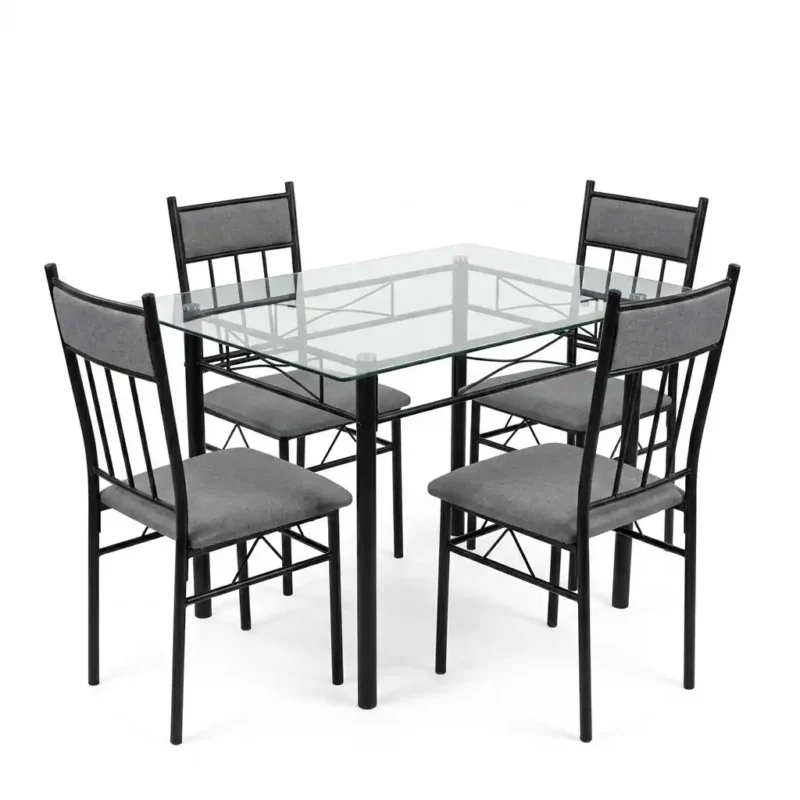 Comedor de Vidrio 4 Sillas