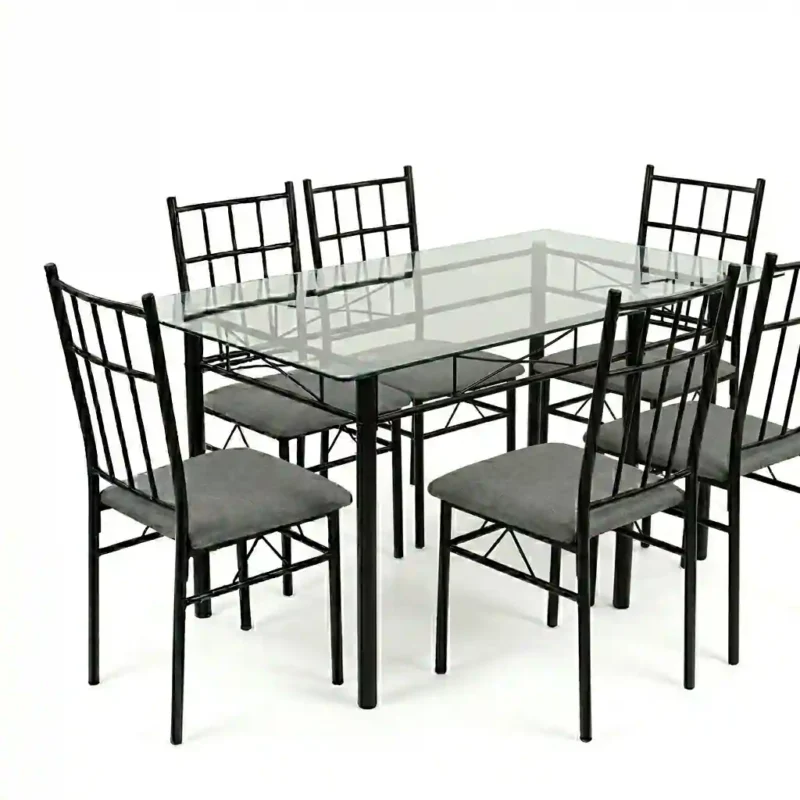 Comedor de Vidrio 6 Sillas