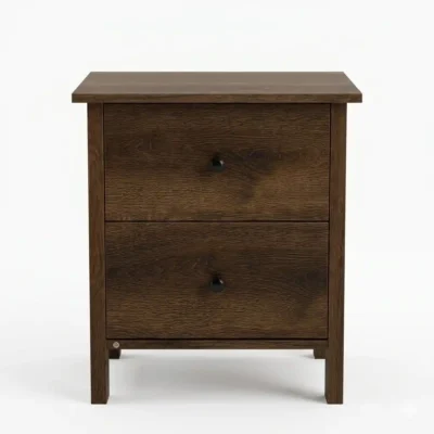 Mesa de Noche FGI-18603C21-S de 2 Gavetas