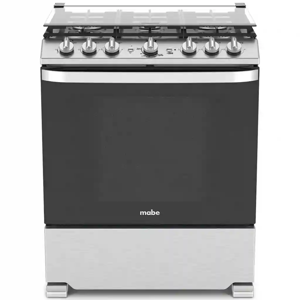 Estufa de piso 76 cm con Air Fry Inoxidable Mabe - EMHA7612DSS0